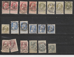 Fine Barbe Lot De 20 Timbres Perforés Tous Differents - 1863-09