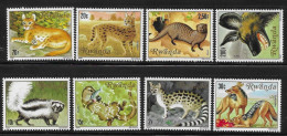 Rwanda 1981 Meat Eating Animals MNH - Unused Stamps