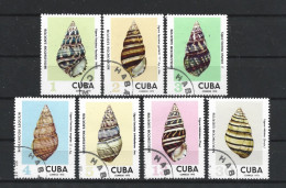 Cuba 1973 Shells  Y.T. 1709/1715 (0) - Usati