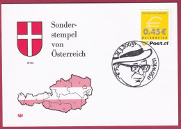 Österreich MNr. 2402 Sonderstempel 21. 3. 2003, Billy Wilder - Brieven En Documenten