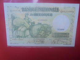 BELGIQUE 50 FRANCS 1938 Circuler (B.33) - 50 Francos-10 Belgas