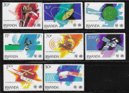 Rwanda 1981 Telecommunication Communications MNH - Nuevos
