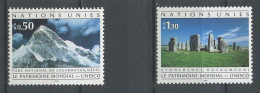 N.U. GENEVE 1992 N° 222/223 ** Neufs MNH Superbes C 3.40 € TRésors Du Patrimoine Mondial Parc De Sagarmatha Népal - Neufs