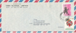 Colombia Air Mail Cover Sent To Germany Topic Stamps - Colombia