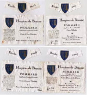 Lot 4 étiquettes HOSPICES DE BEAUNE " POMMARD Et POMMARD 1er CRU "  (3058)_ev558 - Bourgogne