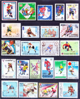 All Different 40 MNH Ice Hockey Stamps, Winter Sports, Rare Collection Lot - Hockey (su Ghiaccio)