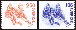 Sweden 1979 MNH 2v, Ice Hockey World Championships, Winter Sports - Eishockey