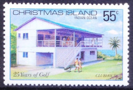 Christmas Island 1980 MNH, Golf Club, Sports - Golf