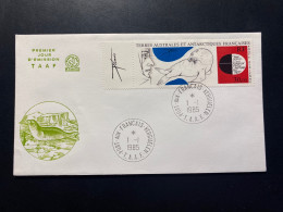 Enveloppe 1er Jour "Oeuvre De Trémois" - 01/01/1985 - PA89 - TAAF - Iles Kerguelen - FDC