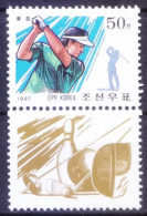 Korea, North 1997 MNH, Golf, Sports - Golf