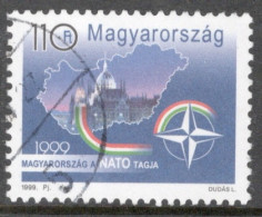 Hungary 1999  Single Stamp Celebrating Acession To NATO In Fine Used - Usado