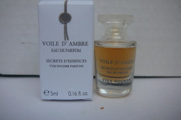 YVES ROCHER " SECRETS D'ESSENCES: VOILE D' AMBRE  "  MINI EDP 5 ML  LIRE ET VOIR ::!! - Miniaturen Damendüfte (mit Verpackung)