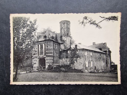 CP BELGIQUE (V1619) TRAZEGNIES (2 Vues) Le Vieux Château Son Ancien Pont Levis - Courcelles