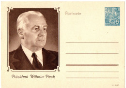 ALLEMAGNE DDR. ENTIER CARTE WILHELM PIECK NEUF - Postales - Nuevos