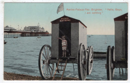 BRIGHTON - Marine Palace Pier  - Brighton Palace Series 196 - Bathing Machine - Brighton