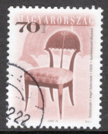 Hungary 1999  Single Stamp Celebrating Furniture In Fine Used - Oblitérés