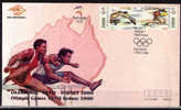 INDONESIE   FDC    Jo 2000    Course  Natation - Nuoto