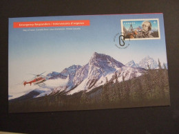 CANADA FDC. 2014 EMERGENCY RESPONDERS  SEARCH AND RESCUE  CTO. MAP 17. TVN - 2011-...