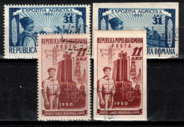 Roumanie 1951 Mi 1252-3 A+B (Yv 1140-1+ND), Obliteré - Used Stamps