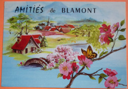 CARTE BLAMONT - 54 - AMITIES DE BLAMONT - SCANS RECTO VERSO - 3 - Blamont