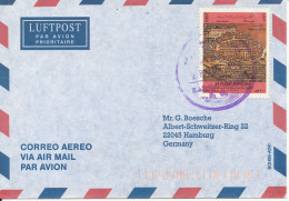 Jordan Air Mail Cover Sent To Germany Single Franked - Jordanie