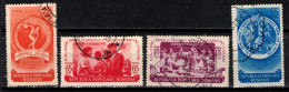 Roumanie 1953 Mi 1435-8 (Yv 1308-11), Obliteré - Used Stamps
