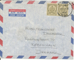 Libya Air Mail Cover Sent To Denmark 28-1-1975 - Libia