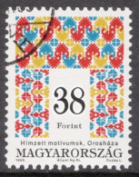 Hungary 1995  Single Stamp Celebrating  Folklore Motives In Fine Used - Gebruikt