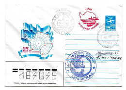 Antarctique. Russie. URSS. Base Mirny. 10.04.88 Mirny. 10.02.88 Sovietskaya MV Mikhael Somov - Other & Unclassified