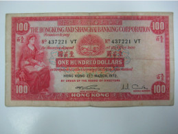 Hong Kong 1971 HSBC Bank $100  Used Conditions - Hongkong