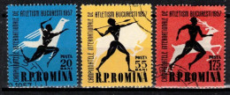 Roumanie 1957 Mi 1666-8 (Yv 1536-8), Obliteré - Gebraucht