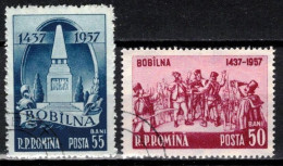 Roumanie 1957 Mi 1681-2 (Yv 1548-9), Obliteré - Usado