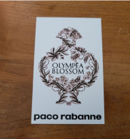 Carte Paco Rabanne Olympea Blossom - Modernes (à Partir De 1961)