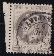 France N°27A - Gris Foncé - Oblitéré - TB - 1863-1870 Napoleon III With Laurels