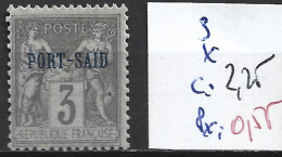 PORT SAÏD 3 * Côte 2.25 € - Unused Stamps