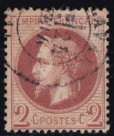 France N°26A - Oblitéré - TB - 1863-1870 Napoleon III With Laurels
