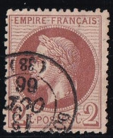 France N°26A - Oblitéré - TB - 1863-1870 Napoleon III With Laurels