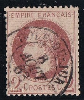 France N°26B - Oblitéré - TB - 1863-1870 Napoleon III Gelauwerd