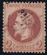 France N°26B - Oblitéré - TB - 1863-1870 Napoleon III Gelauwerd