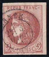 France N°40B - Oblitéré - TB - 1870 Ausgabe Bordeaux