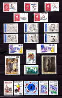 FRANCE - Année Complète 1991 Avec Service, Blocs, Carnets - Neufs N** - Très Beaux - Vendus Sous Valeur Faciale. - 1990-1999