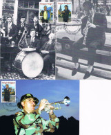 Belgique - Musique : Harmonies Et Fanfares CM 3459/3463 (année 2005) - 2001-2010