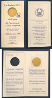 ● Le Double ECU De Lyon - De L'as Romain à L'écu Européen - 1993 - Frappé Monnaie De Paris - Cf 4 Photos - Numismatique - Sonstige & Ohne Zuordnung
