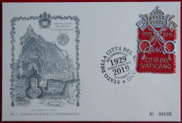 FDC 90 Year Treaty Of Laterans 2019 Mi 1961 Yv 1814 VATICANO VATICAN - Briefe U. Dokumente