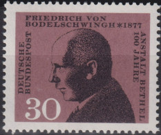 1967 Deutschland > BRD, ** Mi:DE 537, Sn:DE 973, Yt:DE 402, Friedrich Von Bodelschwingh - Other & Unclassified