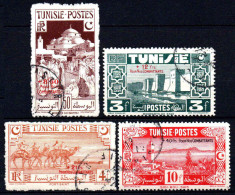 Tunisie  - 1945 - Œuvres Des Combattants - N° 269 à 272   - Oblit - Used - Oblitérés