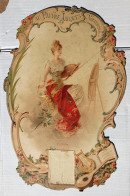 Grand Calendrier éphéméride Original 1894 - Pictura - Au Pauvre Jacques Paris  - Carton Très épais 42x28cm - Grossformat : ...-1900