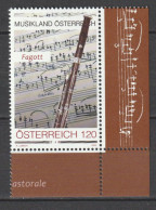 Österreich 2024 Musikland Österreich Fagott ** Postfrisch - Neufs