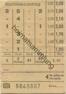 Deutschland - Nachlösezuschlag - Deutsche Bahn - Europe