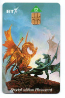 Dragons Dragon Of Summer Flame Télécarte BT Royaume-Uni Angleterre Phonecard Telefonkarte (K 29) - Verzamelingen